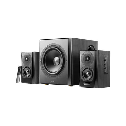 Edifier S351DB 2.1 Bookshelf Speaker System | 150W RMS | Bluetooth aptX | Optical & Coaxial | 8" Subwoofer