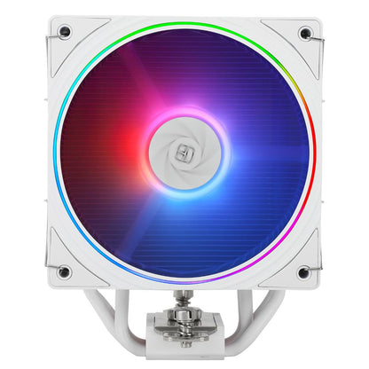Thermalright Assassin Spirit 120 EVO Black & White | Single-Tower CPU Air Cooler | 4× 6mm Heat Pipes | 120mm PWM Fan | 5V ARGB | Intel & AMD