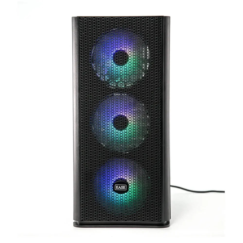 EASE EC144B Tempered Glass Gaming Case | Spacious Design with Superior Airflow