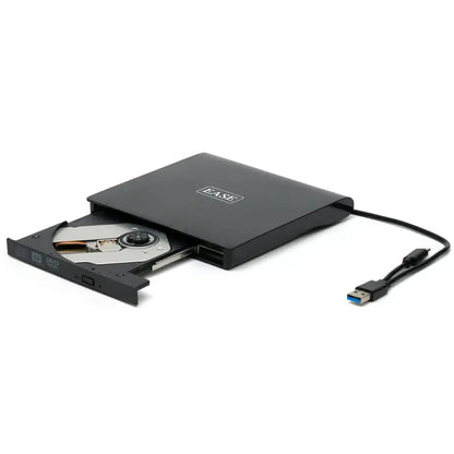 Ease Mobile External DVD Writer | Portable USB Optical Drive for Movies, Music, Data & More