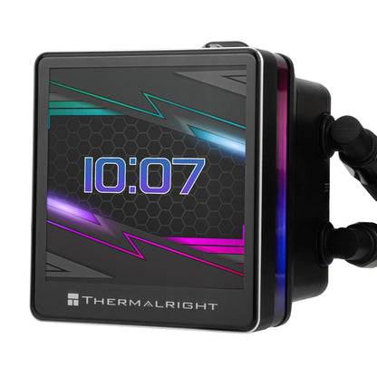 Thermalright Grand Vision 360 ARGB Black & White 360mm AIO Liquid CPU Cooler | 6400RPM Pump | TL-H12-X28-S Fans