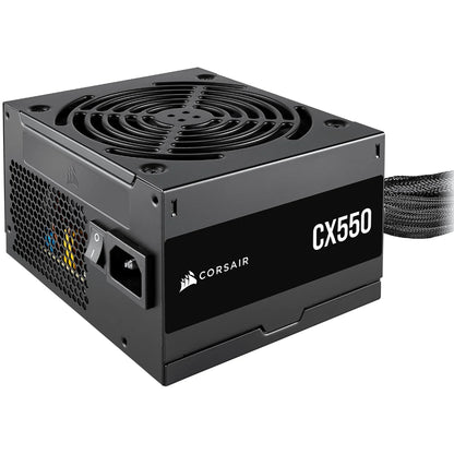Corsair CX Series CX550 80 PLUS Bronze PSU | Reliable 550W Power Supply for Everyday Builds