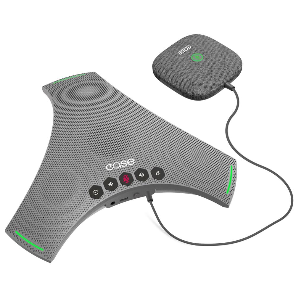 EASE EM25C Conference Speakerphone | 360° Voice Pickup | Wireless & USB Connectivity | Hi-Fi Audio | Daisy Chain Support
