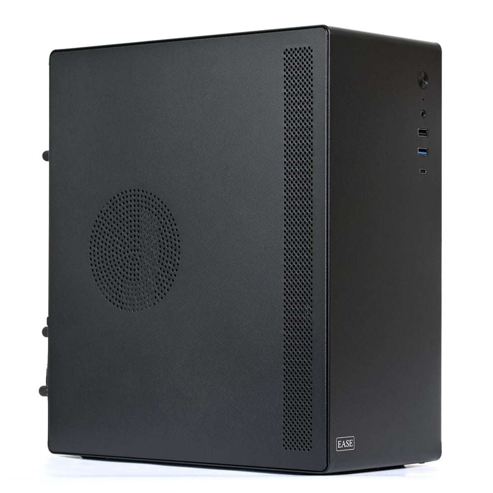 EASE EOC250W Compact PC Case with Built-in 250W PSU | Space-Saving High-Tech Design
