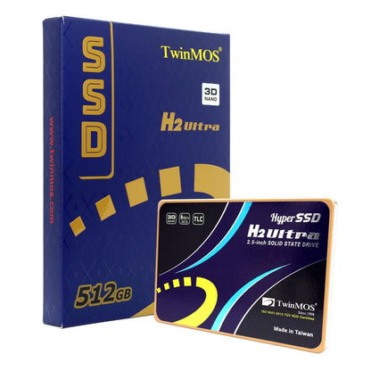 TwinMOS Hyper SSD H2 Ultra | 2.5" SATA SSD | Up to 580MB/s | High-Speed Storage Upgrade | 128GB - 2TB