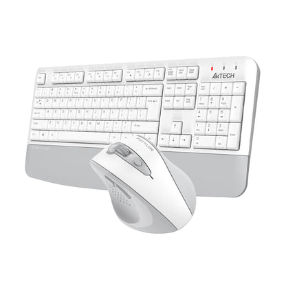 A4Tech FG2500S Plus Fstyler | 2.4G Wireless Keyboard & Mouse Combo, Silent Click, Ergonomic Design