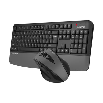 A4Tech FG2500S Plus Fstyler | 2.4G Wireless Keyboard & Mouse Combo, Silent Click, Ergonomic Design