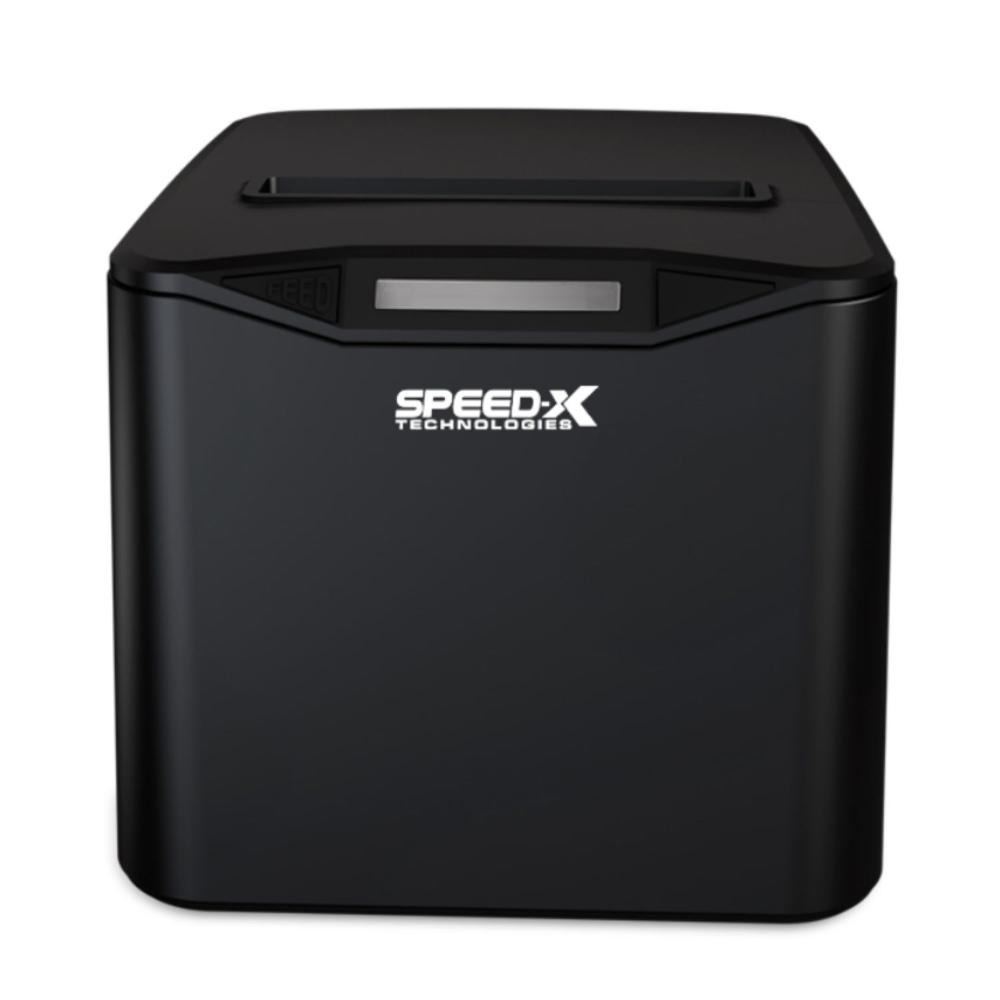 Speed-X SP-200U | 80mm Thermal Receipt Printer | USB Interface | 220mm/s High-Speed Printing | Auto Cutter (Black & Grey)