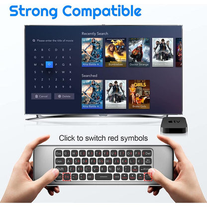 Wechip W3 Air Mouse Remote | 2.4GHz Motion Sensing Wireless Keyboard with IR Learning for Smart TV & Android TV Box