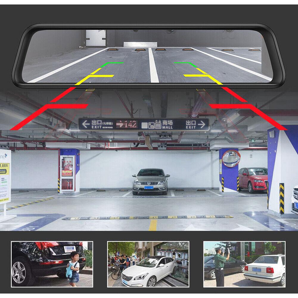 L830 Car DVR Mirror Dual Camera | 4.3" Display | Front & Rear 1080P Recording | Parking Monitor