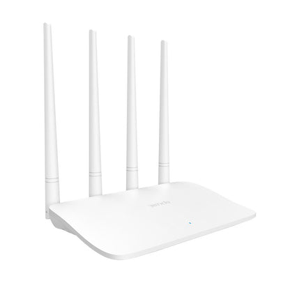 Tenda F6 Wireless N300 Easy Setup Router | 4×5dBi Antennas | Qualcomm Chip | 300Mbps 2.4GHz | MIMO | Parental Control | WiFi Repeater Mode