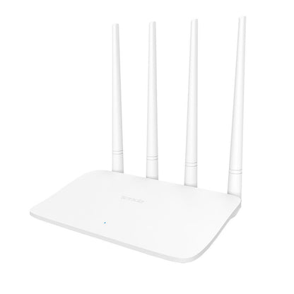 Tenda F6 Wireless N300 Easy Setup Router | 4×5dBi Antennas | Qualcomm Chip | 300Mbps 2.4GHz | MIMO | Parental Control | WiFi Repeater Mode