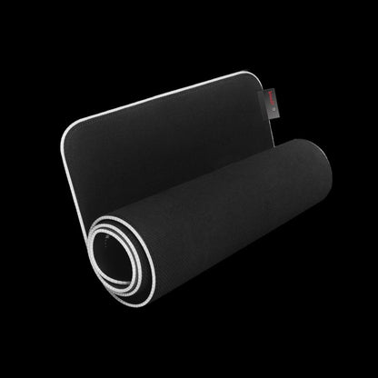 Bloody MP-75N RGB Gaming Mouse Pad | 750 × 300 × 4mm | RGB Fiber-Optic Border | 10 Lighting Effects | Non-Slip Rubber Base | Detachable Micro-USB
