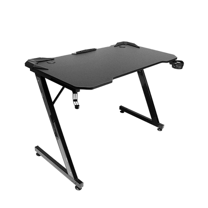 XTRIKE ME DK-02 | Ergonomic Computer Desk with Headphone Hook & Cup Holder