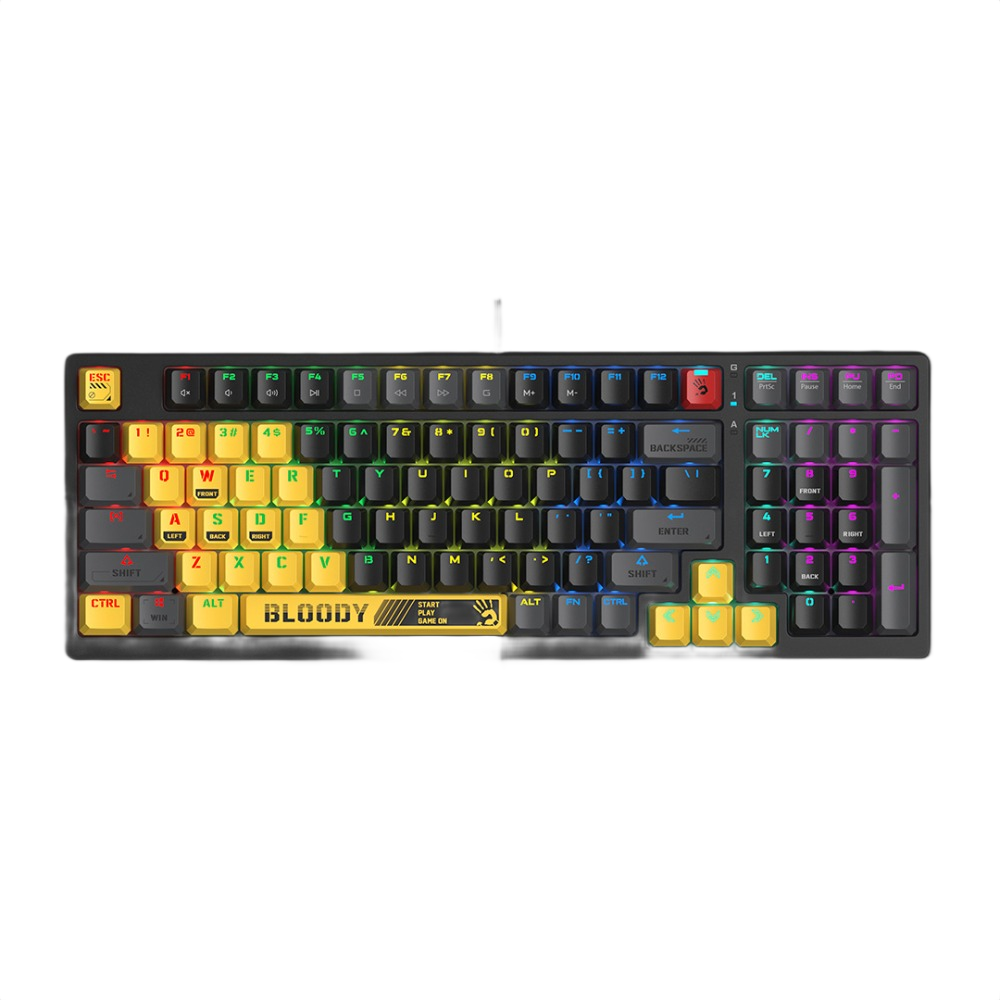 Bloody S98 BLMS Mechanical Gaming Keyboard | 80% (98 Keys), RGB, Hot-Swappable, USB, US Layout