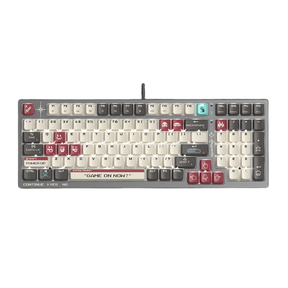 Bloody S98 BLMS Mechanical Gaming Keyboard | 80% (98 Keys), RGB, Hot-Swappable, USB, US Layout