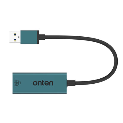Onten OTN-5225 | USB 3.0 to Gigabit Ethernet Adapter | 10/100/1000 Mbps LAN | Foldable Cable | Plug & Play | For Laptops, Tablets, Ultrabooks, Windows, macOS, Linux