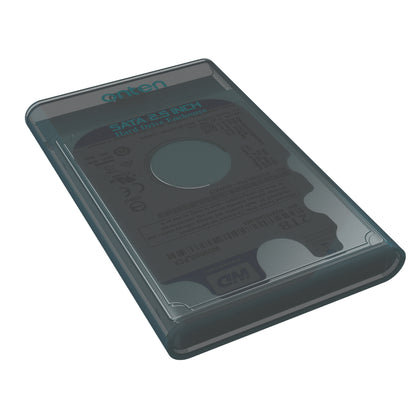Onten | 2.5" External Hard Drive Box | USB 3.0 Interface | Complimentary Data Cable | Tool-Free Design | LED Indicator | For SATA HDD/SSD | For Windows, macOS, Linux