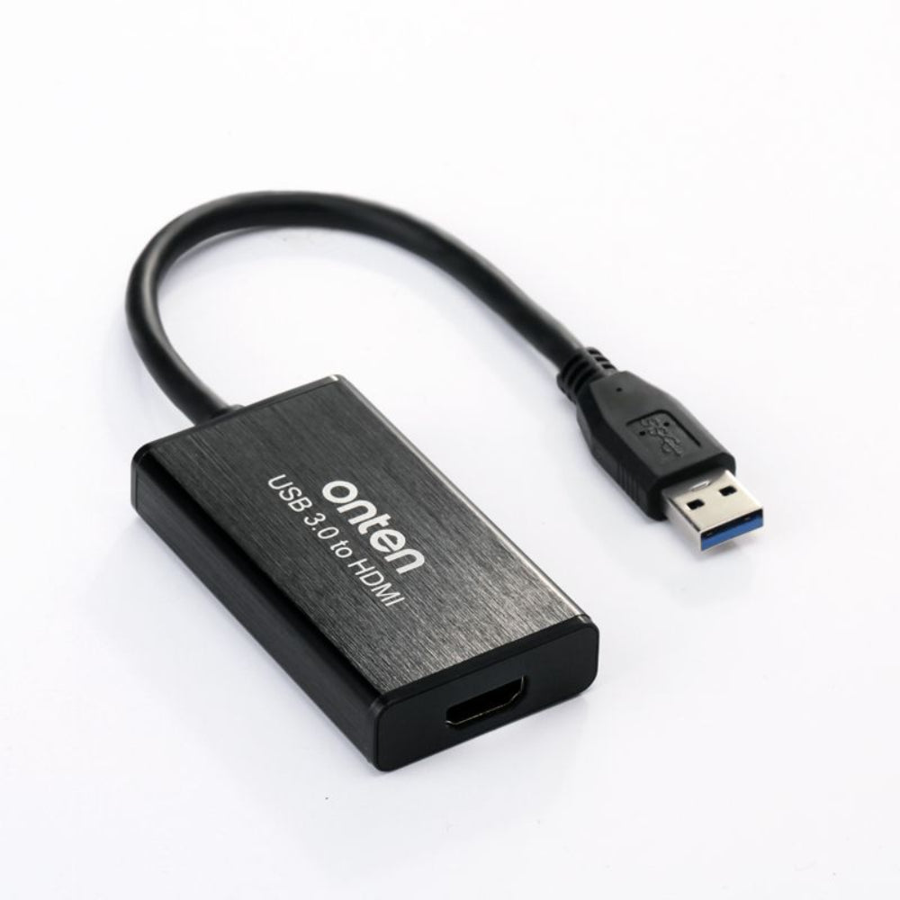 Onten 5202 | USB 3.0 to HDMI Adapter | 1080p@60Hz | Mirror & Extend Mode | Plug & Play | For Laptops, PCs, Monitors, Projectors, TVs