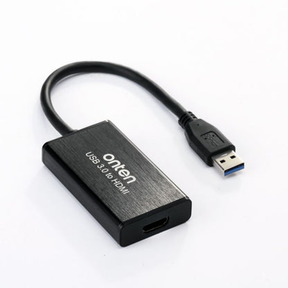 Onten 5202 | USB 3.0 to HDMI Adapter | 1080p@60Hz | Mirror & Extend Mode | Plug & Play | For Laptops, PCs, Monitors, Projectors, TVs