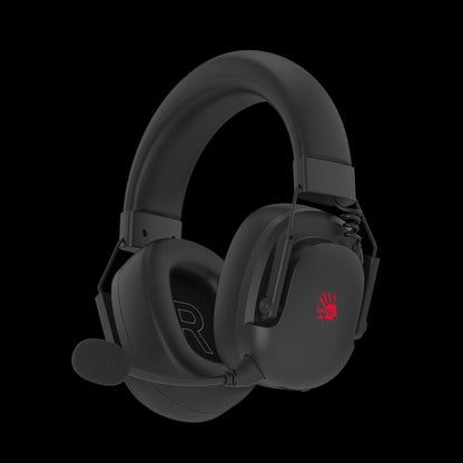 Bloody GR585 Wireless Gaming Headset | 2.4GHz + Bluetooth 5.3 | 50mm Drivers | 80H Playtime | 7-Color Backlit | 3.5mm Wired