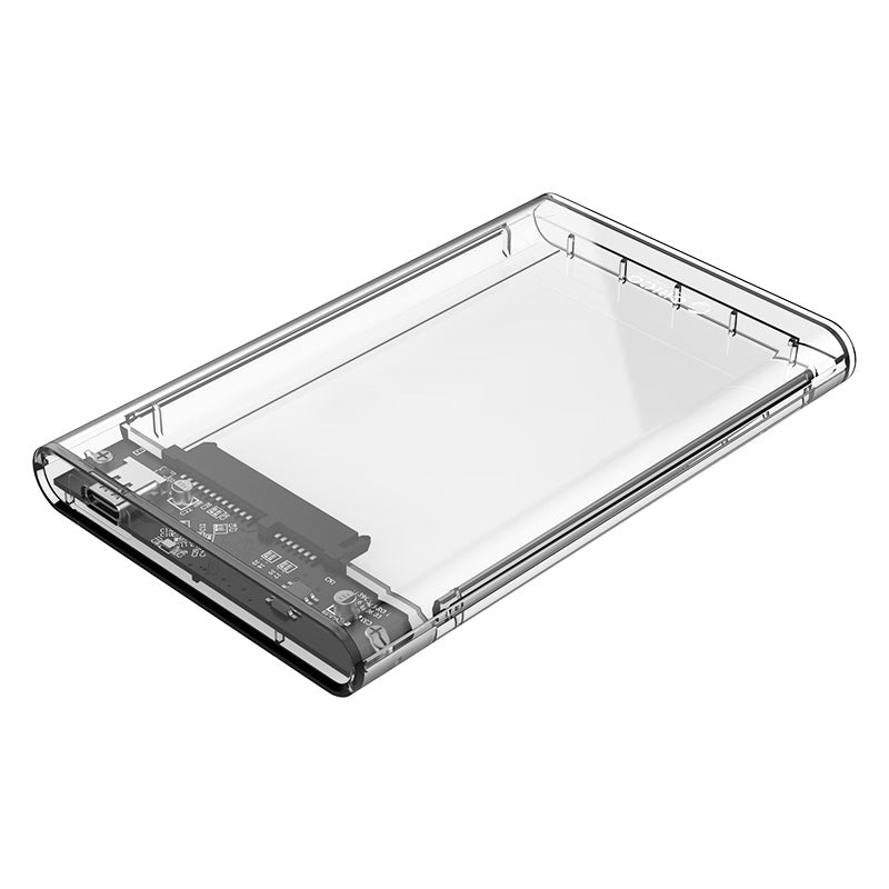 ORICO 2139U3-CR | 2.5 Inch Crystal Transparent USB 3.0 Hard Drive Enclosure | Up to 5Gbps