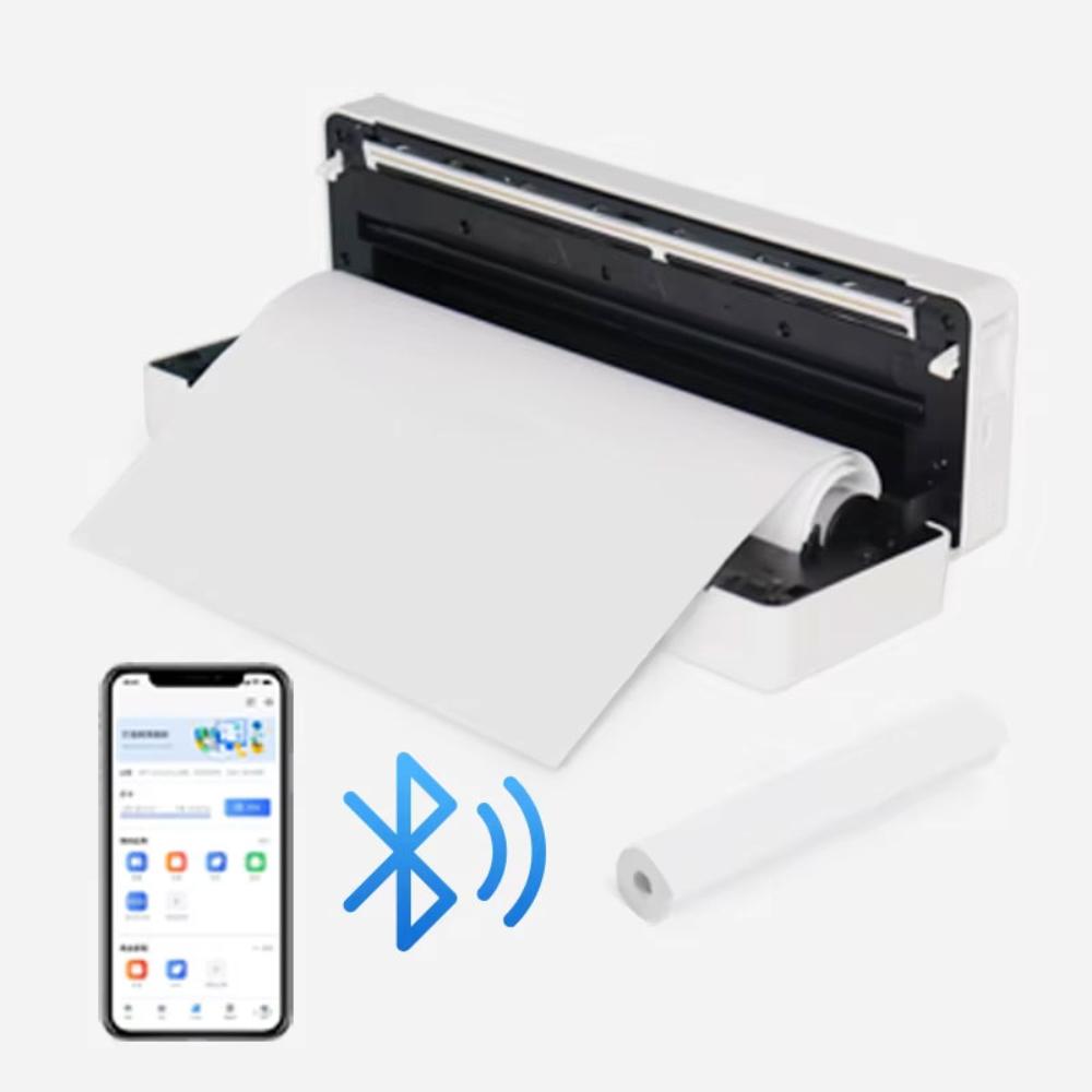 Speed-X SP-A42 A4 Portable Inkless Thermal Printer | 203 DPI | 10mm/s | USB Type-C + Bluetooth + WiFi | iPrint | Black & White