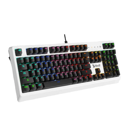 Bloody B810RC Light Strike RGB Animation Gaming Keyboard | Punk Yellow | LK Blue Switches