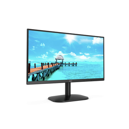 AOC 22B2HN | 21.5" Full HD Monitor | 75Hz Refresh Rate | VA Panel | Ultra-Narrow Bezels | Low Blue Light Mode | HDMI + VGA | Tilt Stand | Matte Black | For Home, Office, and Budget Gaming