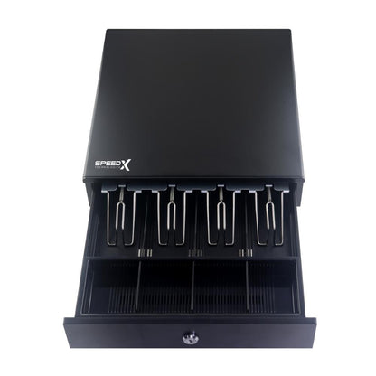 Speed-X SP-320A Cash Drawer | Heavy-Duty POS Cash Drawer (4 Bill / 5 Coin Compartments)e efficiency and protect your business earnings.