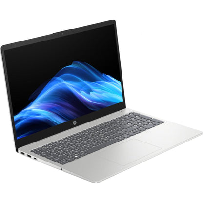 HP Laptop 15-fd1163nia | Intel Core 5 120U | 8GB DDR4 | 512GB PCIe NVMe SSD | 15.6" FHD | Wi-Fi 6 | FreeDOS 3.0 | Natural Silver + Included Laptop Bag