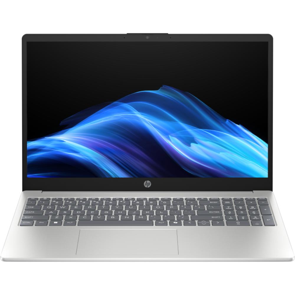 HP Laptop 15-fd1163nia | Intel Core 5 120U | 8GB DDR4 | 512GB PCIe NVMe SSD | 15.6" FHD | Wi-Fi 6 | FreeDOS 3.0 | Natural Silver + Included Laptop Bag