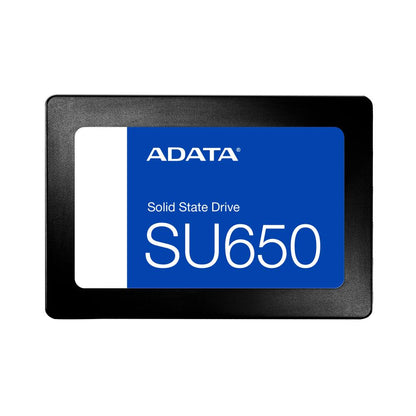 ADATA SU650 | 2.5" SATA SSD | 3D NAND Internal Solid State Drive | Up to 520MB/s | 256GB / 512GB / 1TB / 2TB
