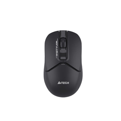 A4Tech FG12S Wireless Silent Click Mouse | 2.4GHz USB, 1200 DPI, Ergonomic Design, Black