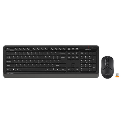 A4Tech FG1012S Fstyler | 2.4G Wireless Keyboard & Mouse Combo, Silent Click, Compact Design