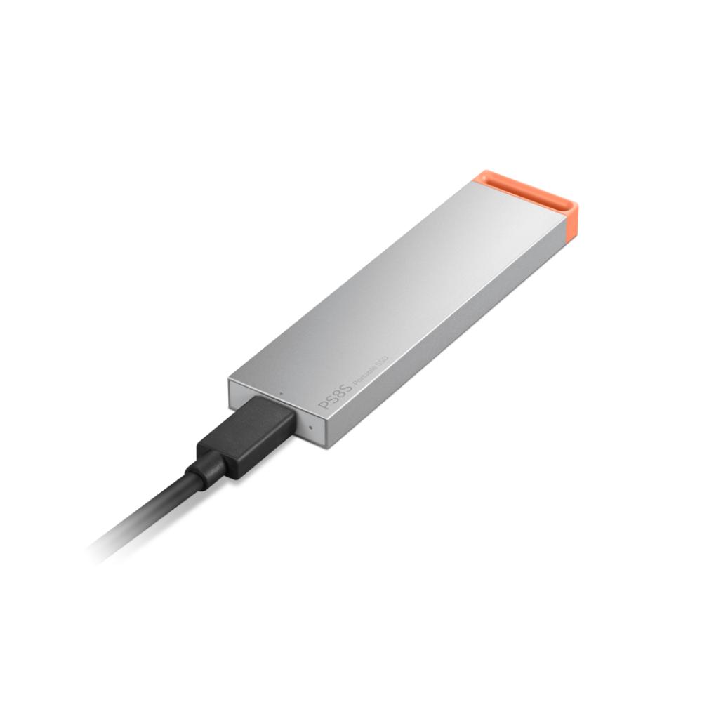 Lenovo PS8S Portable SSD | USB 3.2 Gen 2 | Up to 1050MB/s Read Speed | Ultra-Slim Metal Design