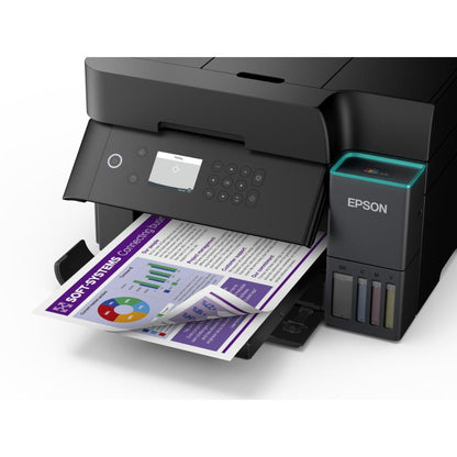 Epson EcoTank L6370 A4 Multifunction Wi-Fi Ink Tank Printer | Duplex Print, Scan & Copy with ADF, Ethernet & Ultra-Low-Cost Printing