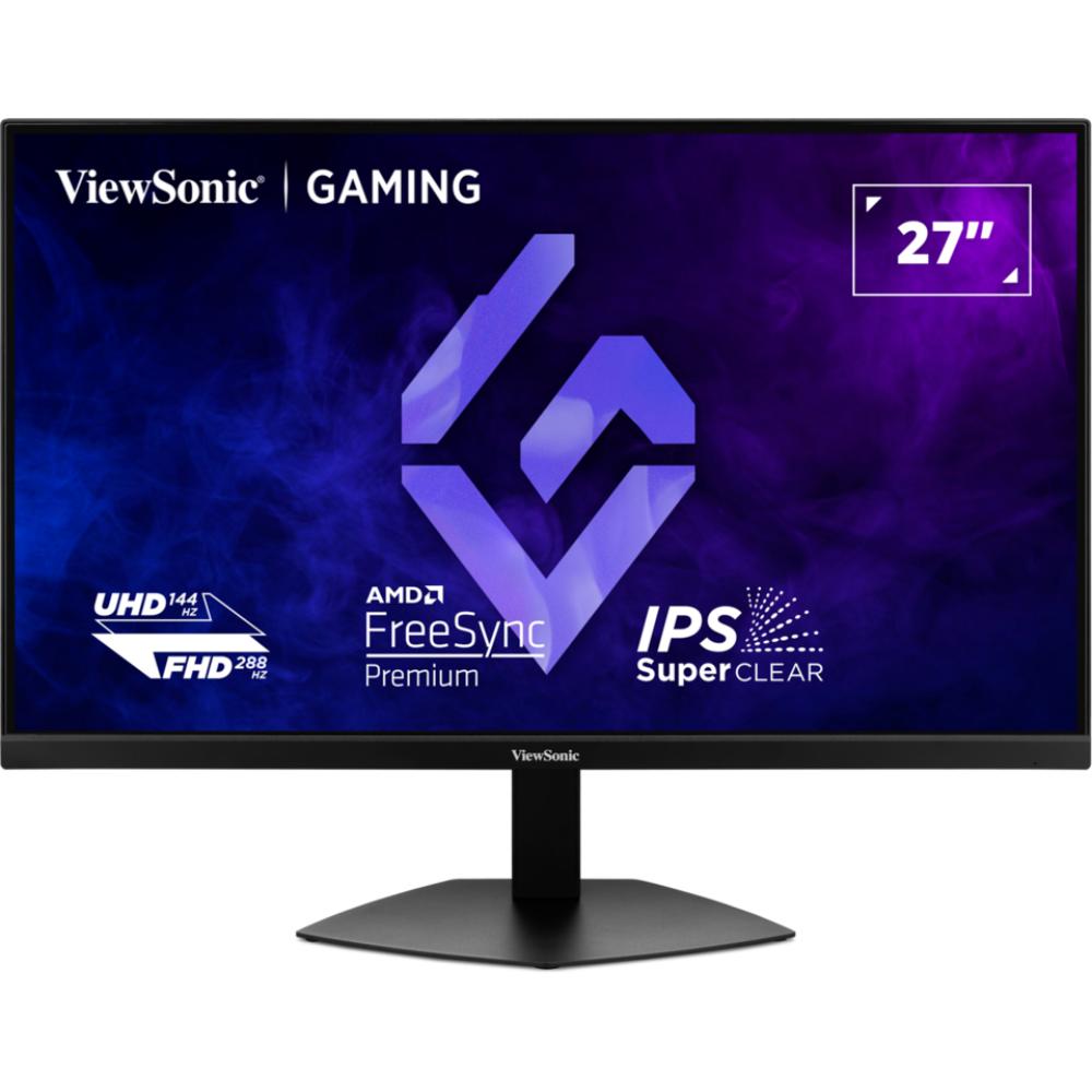 ViewSonic XG2730D-4K 27" Dual-Mode 4K UHD Gaming Monitor | 3840 × 2160 | 144Hz / 288Hz | 0.5ms MPRT | FreeSync Premium + G-Sync Compatible | HDR10