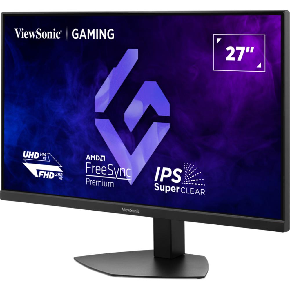 ViewSonic XG2730D-4K 27" Dual-Mode 4K UHD Gaming Monitor | 3840 × 2160 | 144Hz / 288Hz | 0.5ms MPRT | FreeSync Premium + G-Sync Compatible | HDR10