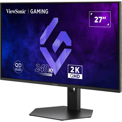 ViewSonic XG2738-2K-OLED Gaming Monitor | 27" QHD QD-OLED Display | 240Hz | 0.03ms GTG | G-Sync Compatible | FreeSync Premium | HDR10