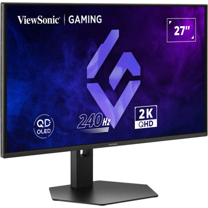 ViewSonic XG2738-2K-OLED Gaming Monitor | 27" QHD QD-OLED Display | 240Hz | 0.03ms GTG | G-Sync Compatible | FreeSync Premium | HDR10