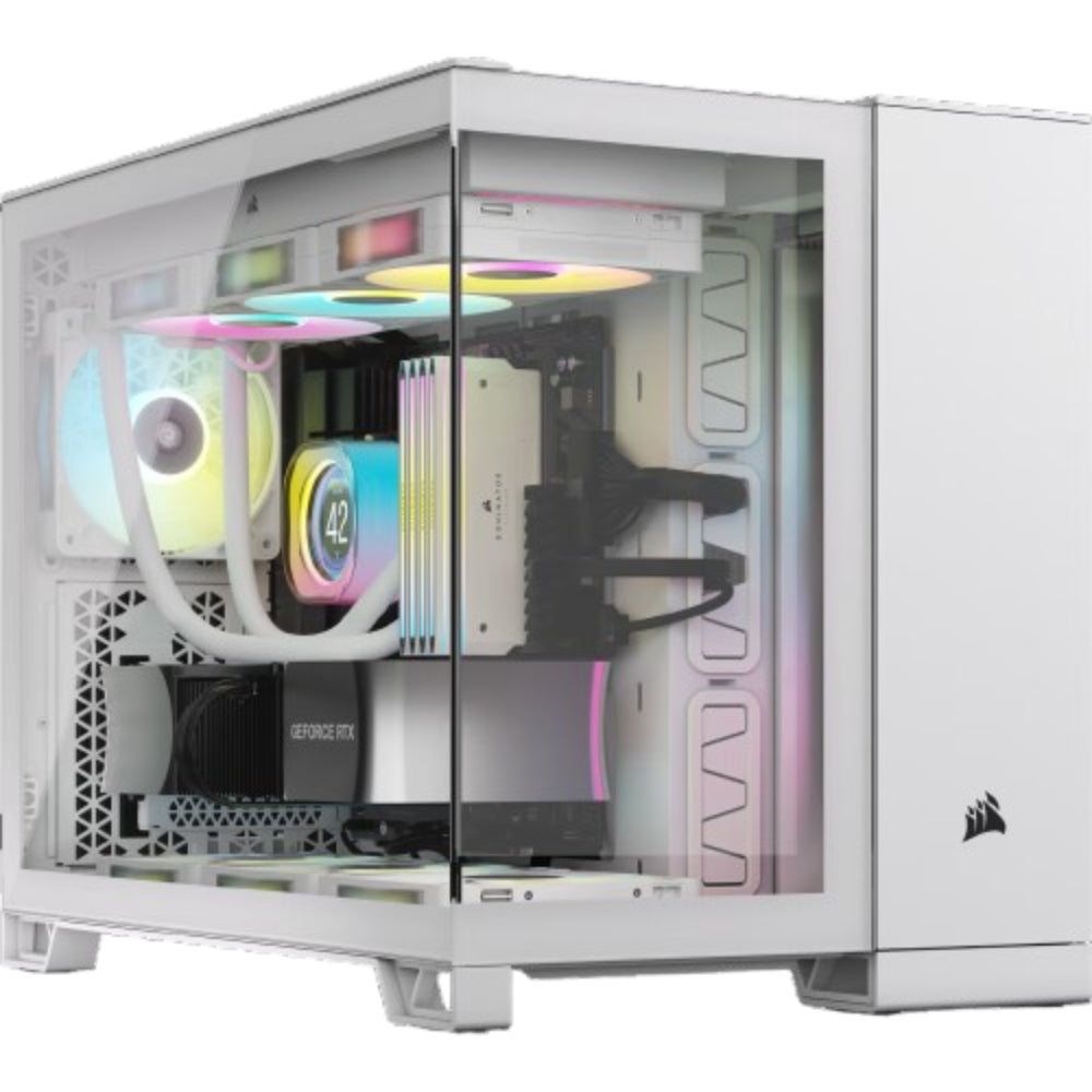 CORSAIR 2500X Mid-Tower Dual Chamber PC Case | Clean Dual-Chamber Design | Superior Cooling
