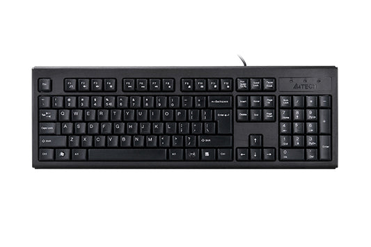 A4Tech KR-83 | USB Wired Keyboard, Slim Design, Spill-Resistant, Durable Keys