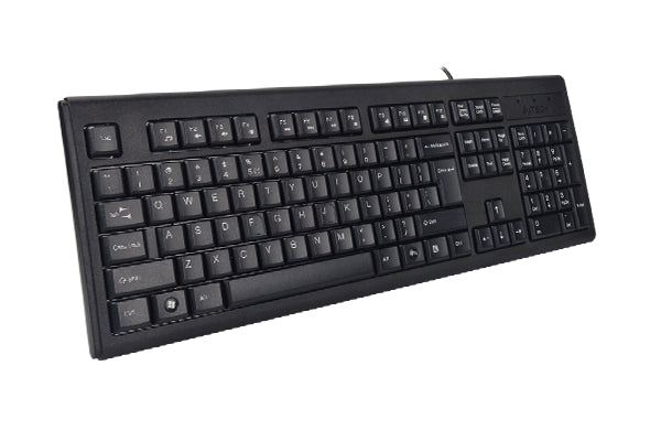 A4Tech KR-83 | USB Wired Keyboard, Slim Design, Spill-Resistant, Durable Keys
