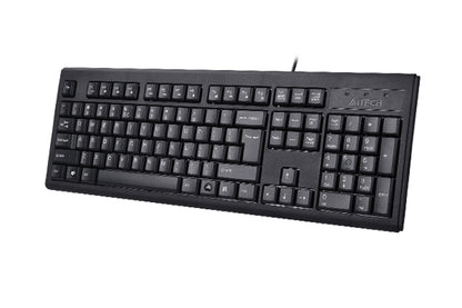 A4Tech KR-83 | USB Wired Keyboard, Slim Design, Spill-Resistant, Durable Keys