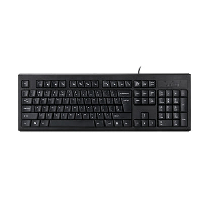 A4Tech KRS-83 | USB Wired Keyboard, Slim Design, Spill-Resistant, Quiet Typing