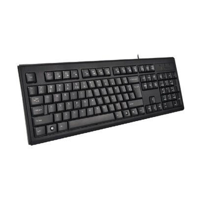 A4Tech KRS-83 | USB Wired Keyboard, Slim Design, Spill-Resistant, Quiet Typing