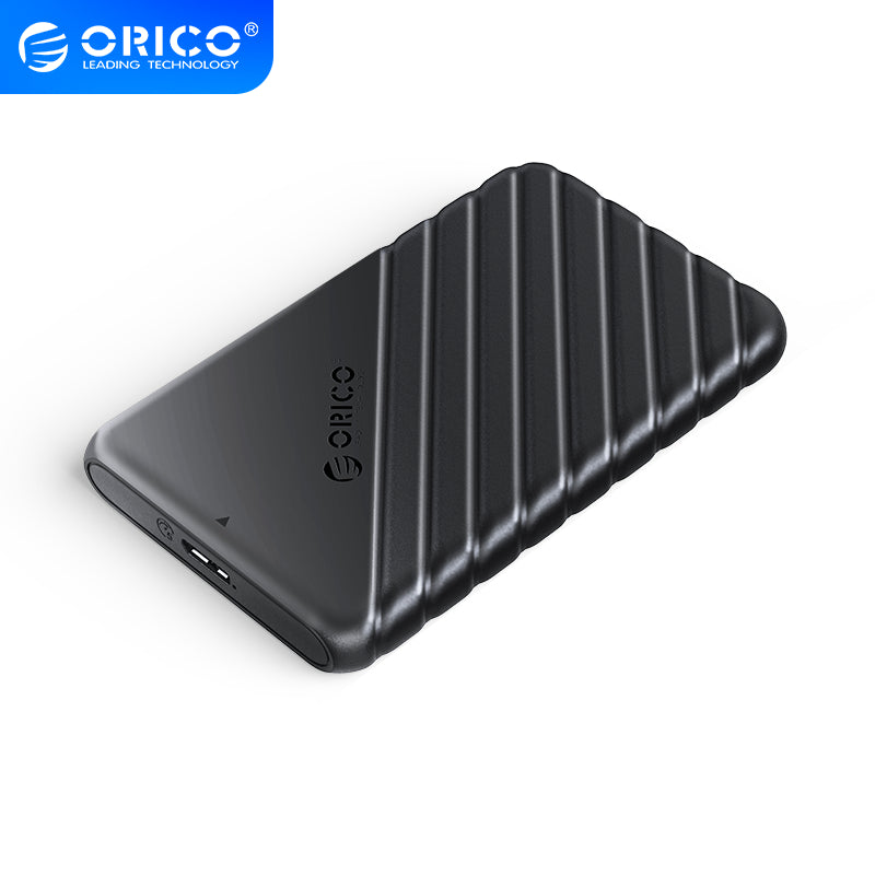 ORICO 25PW1-U3 | 2.5 Inch USB 3.0 Micro-B Hard Drive Enclosure | Up to 5Gbps | Black