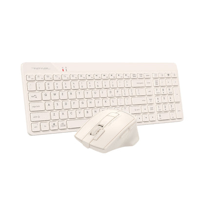 A4Tech FG2400 Air2 Fstyler | 2.4G Wireless Keyboard & Mouse Combo, Silent Click, Slim Ergonomic Design