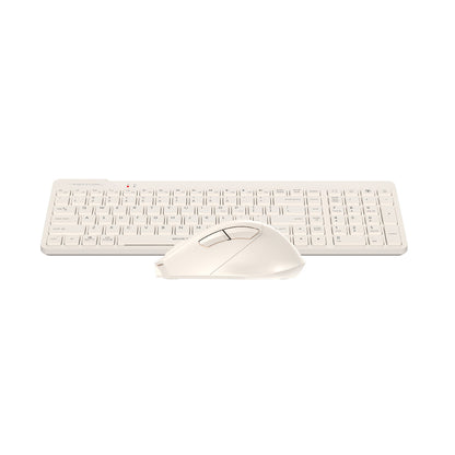 A4Tech FG2400 Air2 Fstyler | 2.4G Wireless Keyboard & Mouse Combo, Silent Click, Slim Ergonomic Design
